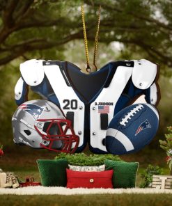 New England Patriots NFL Sport Ornament Custom Your Name And Number
