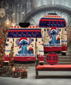 New England Patriots NFL Stitch New Ugly Christmas Sweater For Men And Women Gift Fans