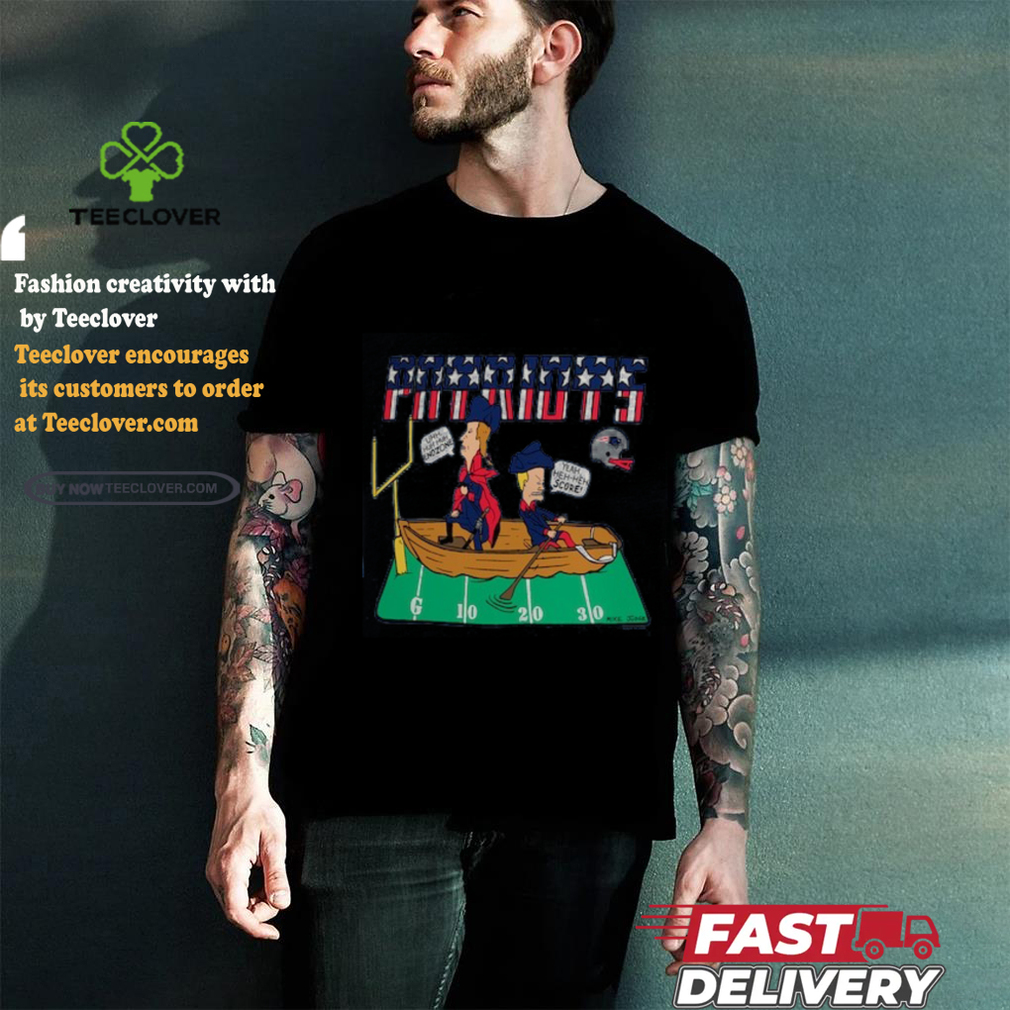 New England Patriots NFL x Homage x Beavis and Butt Head Unisex Tri Blend T Shirt New England Patriots NFL x Homage x Beavis and Butt Head Unisex Tri Blend T Shirt