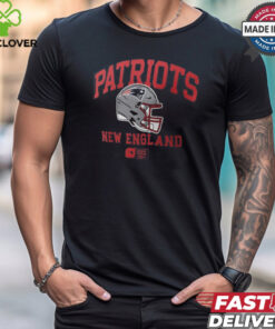 New England Patriots Nike Anthracite Helmet Essential T Shirt