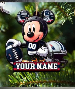 New England Patriots Ornaments, Mickey Christmas Decorations, Nfl Football Christmas