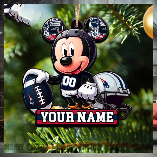 New England Patriots Ornaments, Mickey Christmas Decorations, Nfl Football Christmas