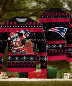 New England Patriots Santa Claus Ugly Christmas Sweater