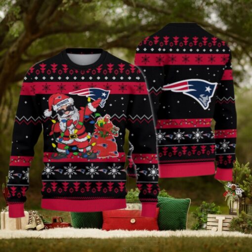 New England Patriots Santa Claus Ugly Christmas Sweater