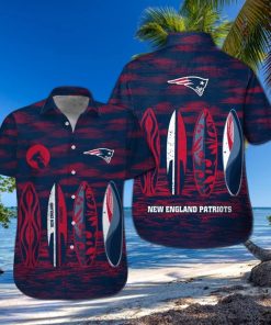 New England Patriots Short Sleeve Button Up Tropical Hawaiian Shirt VER016