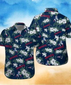 New England Patriots Short Sleeve Button Up Tropical Hawaiian Shirt VER024