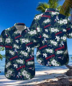 New England Patriots Short Sleeve Button Up Tropical Hawaiian Shirt VER024