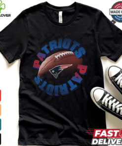 New England Patriots Spiral Heavyweight T Shirt