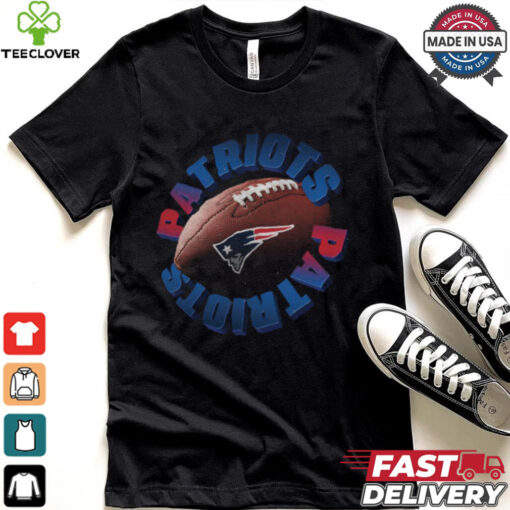 New England Patriots Spiral Heavyweight T Shirt