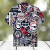 Los Angeles Angels MLB Palm Tree Pattern Full Print Hawaiian Shirt