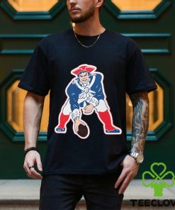 New England Patriots Team Authentic Logo Personalized Name & Number T Shirt