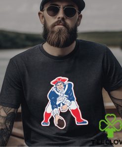 New England Patriots Team Authentic Logo Personalized Name & Number T Shirt