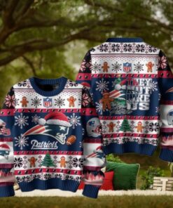 New England Patriots They Not Like Us Christmas Happy Holidays Ugly Sweater