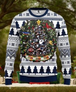 New England Patriots Tree Ball Xmas Ugly Christmas Sweater Best Christmas Gift Ideas