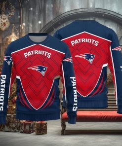 New England Patriots Ugly Christmas Sweater For Fans