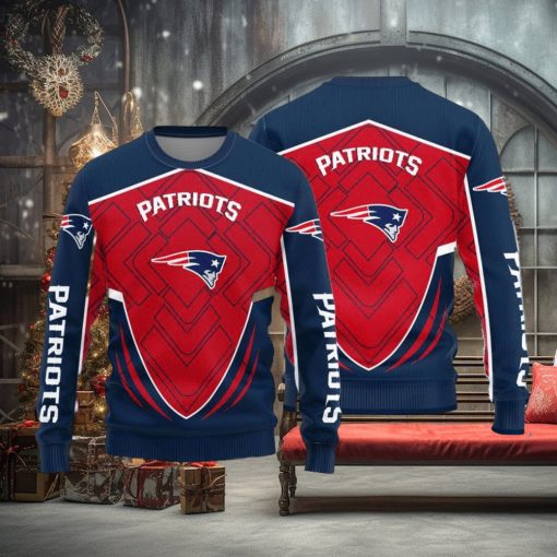 New England Patriots Ugly Christmas Sweater For Fans