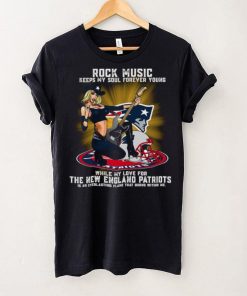 New England Patriots rock music keep my soul forever young shirt