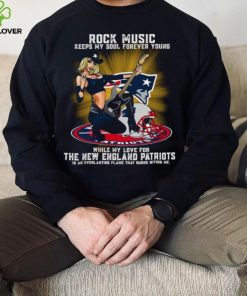 New England Patriots rock music keep my soul forever young hoodie, sweater, longsleeve, shirt v-neck, t-shirt