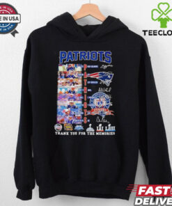 New England Patriots thank you for the memories players signatures shirt 2 New England Patriots thank you for the memories players signatures shirt