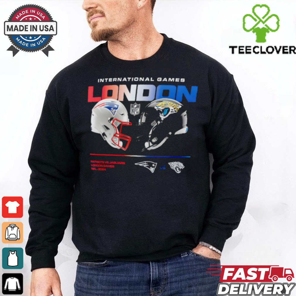 New England Patriots vs. Jacksonville Jaguars International Games London 2024 shirt New England Patriots vs. Jacksonville Jaguars International Games London 2024 shirt