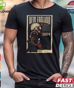 New England Patriots vs. Los Angeles Chargers 2024 NFL Week 17 Game Poster shirt
