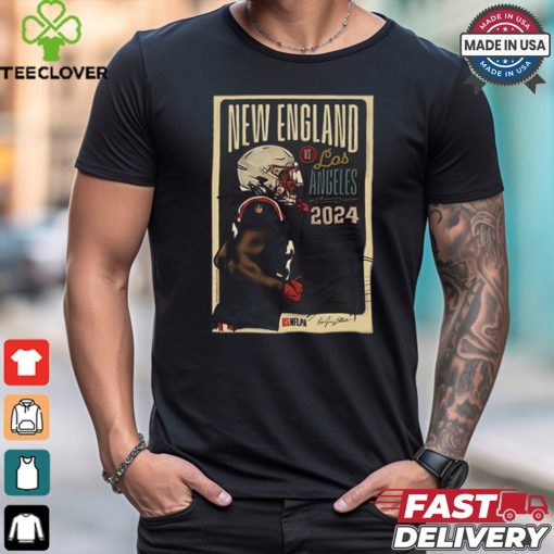 New England Patriots vs. Los Angeles Chargers 2024 NFL Week 17 Game Poster shirt
