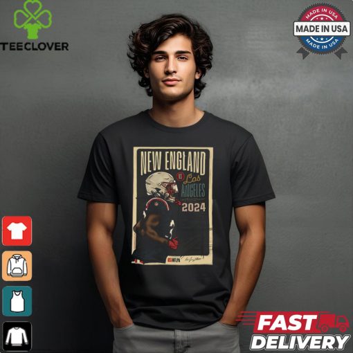 New England Patriots vs. Los Angeles Chargers 2024 NFL Week 17 Game Poster shirt