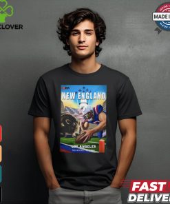 New England Patriots vs. Los Angeles Rams November 17, 2024 NFL Week 11 Game Poster shirt