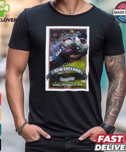 New England Patriots vs. Seattle Sunday Sept 15, 2024 NFL Week 1 Game Poster shirt
