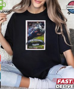 New England Patriots vs. Seattle Sunday Sept 15, 2024 NFL Week 1 Game Poster shirt
