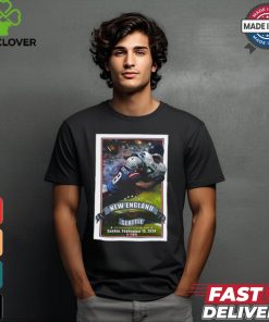 New England Patriots vs. Seattle Sunday Sept 15, 2024 NFL Week 1 Game Poster shirt