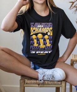 New Era Los Angeles Lakers 3 Peat Tee shirt