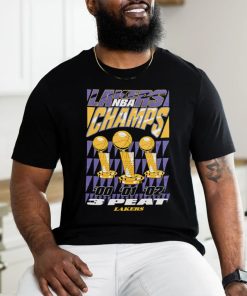 New Era Los Angeles Lakers 3 Peat Tee shirt 2 New Era Los Angeles Lakers 3 Peat Tee shirt