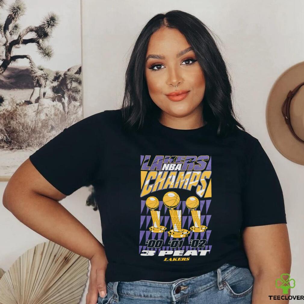 New Era Los Angeles Lakers 3 Peat Tee shirt New Era Los Angeles Lakers 3 Peat Tee shirt
