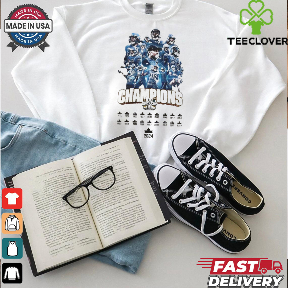 New Era Toronto Argonauts 2024 Limited Edition Grey Cup Champions T Shirt New Era Toronto Argonauts 2024 Limited Edition Grey Cup Champions T Shirt