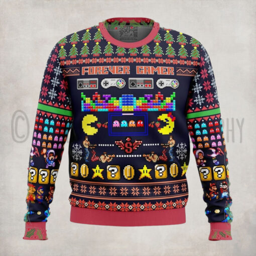 New Forever Gamer Ugly Christmas Sweater