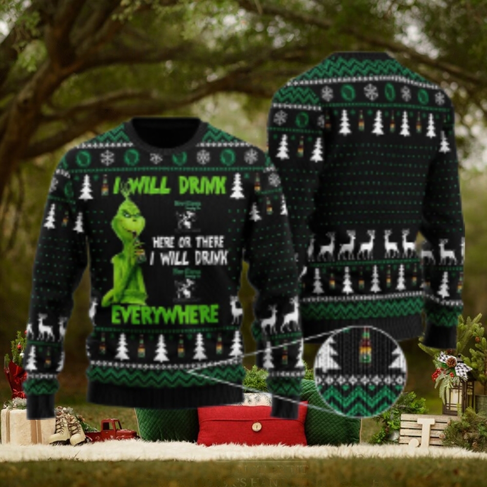 New Glarus Grinch Will Drink Everywhere Ugly Sweater New Glarus Grinch Will Drink Everywhere Ugly Sweater