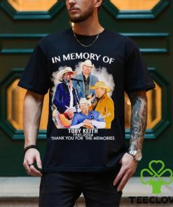 New In memory of Toby Keith 1961 2024 thank you for the memories hoodie, sweater, longsleeve, shirt v-neck, t-shirt