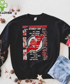 New Jersey Devils 20th anniversary 2003 2023 Stanley Cup signatures hoodie, sweater, longsleeve, shirt v-neck, t-shirt