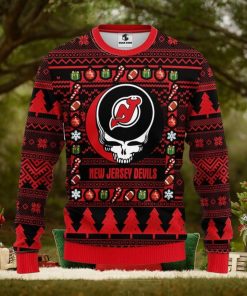 New Jersey Devils Grateful Dead Ugly Christmas Sweater Men And Women Sport Fans Gift