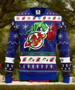 New Jersey Devils Grinch Christmas Ugly Sweater