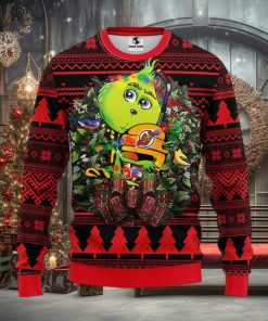 New Jersey Devils Grinch Hug Christmas Ugly Sweater