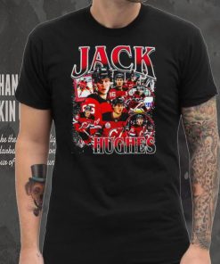 New Jersey Devils Jack Hughes professional ice hockey player honors shirt