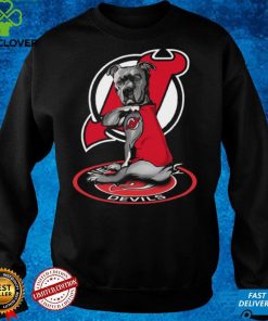 New Jersey Devils Pitbull nhl tattoo T Shirt tee