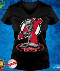 New Jersey Devils Pitbull nhl tattoo T Shirt tee