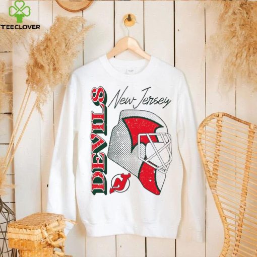 New Jersey Devils ice hockey helmet logo hoodie, sweater, longsleeve, shirt v-neck, t-shirt