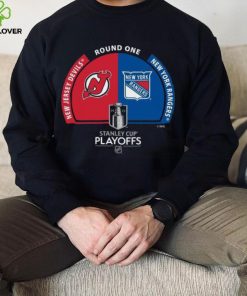 New Jersey Devils vs New York Rangers Match 2023 NHL playoffs shirt