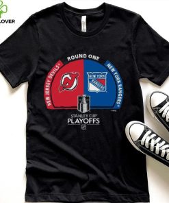 New Jersey Devils vs New York Rangers Match 2023 NHL playoffs shirt