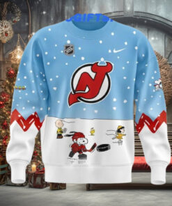 New Jersey Devils x Peanuts & Snoopy Limited Edition Sweater