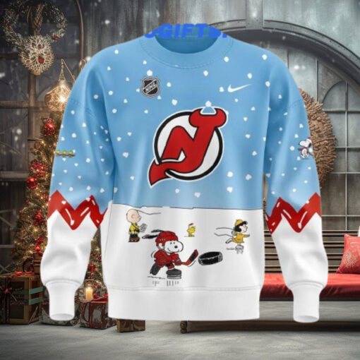 New Jersey Devils x Peanuts & Snoopy Limited Edition Sweater